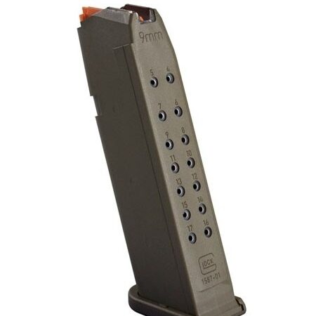 Glock G17 Gen5 9mm 17 Round Magazine- ODG Polymer- 47458