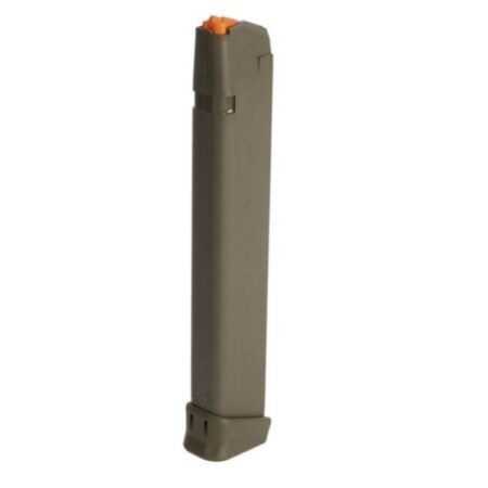 Glock G17/G19/G26/G34 Gen5 9mm 33 Round Magazine- Polymer ODG- 47462