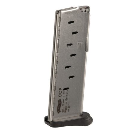 Walther CCP 9mm Luger 8-Round Magazine-Stainless Steel- 50860002