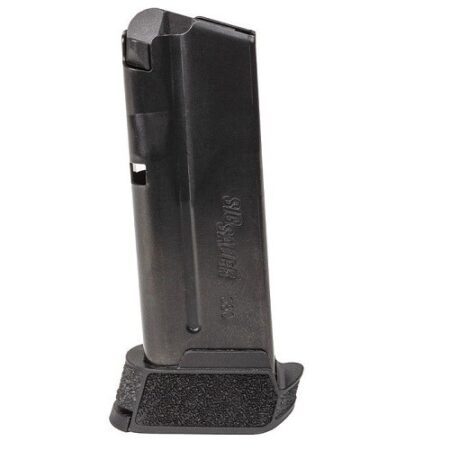 SIG SAUER P365-380 Micro-Compact .380 ACP 12-Round Magazine with Finger Extension- Steel Matte- 8900716