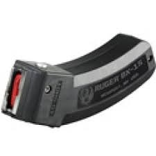 Ruger BX-25 10/22 .22 Long Rifle 15-Round Magazine- Polymer Black- 90463