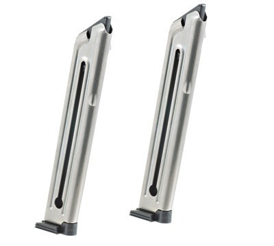 Ruger Mark III / Mark IV .22 Long Rifle 10-Round Magazine- Steel Nickel- Value pack of 2- 90645