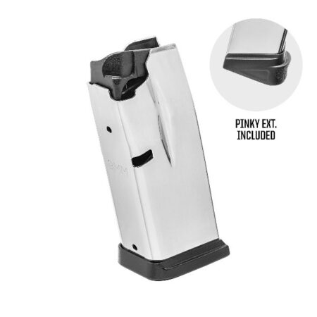 Springfield Armory Hellcat 9mm Luger 11-Round Magazine with Extended & Flush Base Plate- Stainless Steel- HC5911