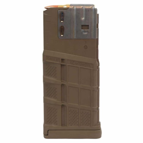 Lancer L7AWM SR-25 7.62X51 25-Round Magazine- Opaque Flat Dark Earth- L725FDE