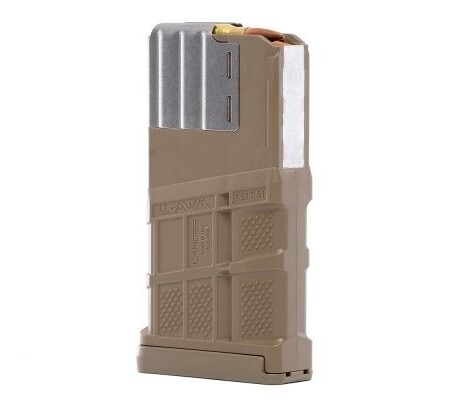 Lancer L7AWM SR-25 7.62X51 20-Round Magazine- Opaque Flat Dark Earth- L720FDE