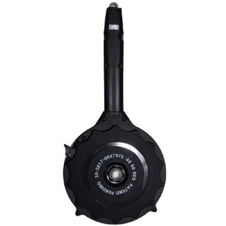 Iver Johnson Arms Glock Full-Size .40 S&W 50-Round Drum Magazine- Polymer Black- MAGGLOCK4050