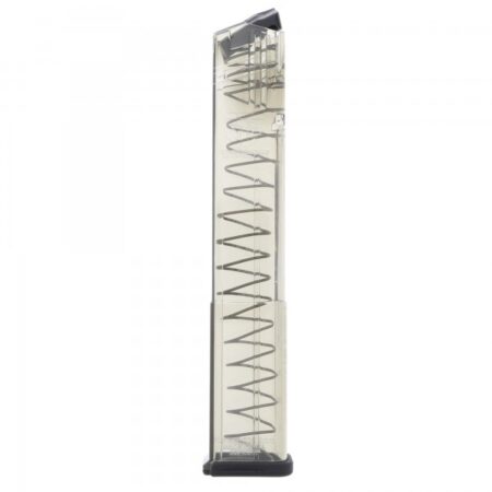Elite Tactical Systems Glock 17/18/19/19x/26/34/45 9mm Luger 40-Round Magazine- Translucent Polymer- GLK-18-40