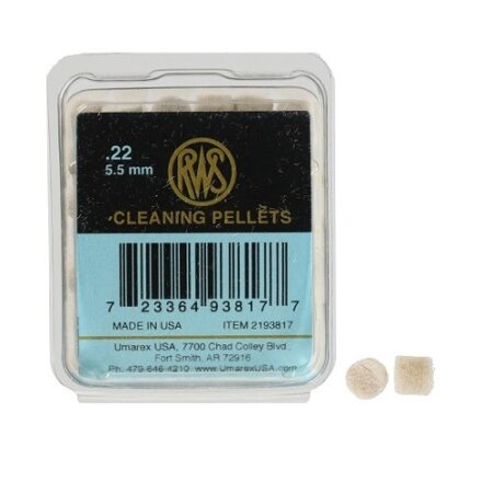 an image of the product Umarex USA RWS Airgun Cleaning Pellets .22 Caliber- Box of 80 - 2193817