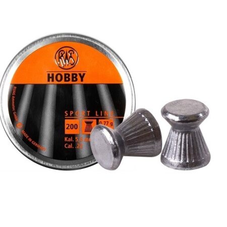 an image of the product RWS Hobby Sport Line .22 Caliber Lead Pellet- Blister Pack of 200 - 2317401