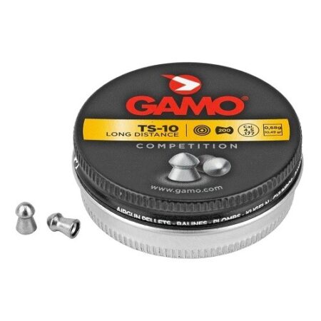 an image of the product Gamo TS-10 .177/4.5mm Long Distance Lead Air Pellets- Tin of 200 - 6321748BT54