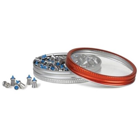 an image of the product Gamo PBA Blue Flame .177/4.5mm Polymer Tip Pointed Pellets - Lead Free- Tin of 100 - 632270254