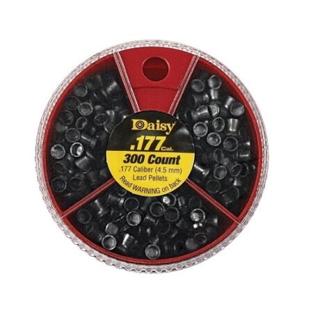 an image of the product Daisy Precision Max .177 Caliber/4.5mm Dial-A-Pellet Variety Pack- Tin of 300 - 987781-406