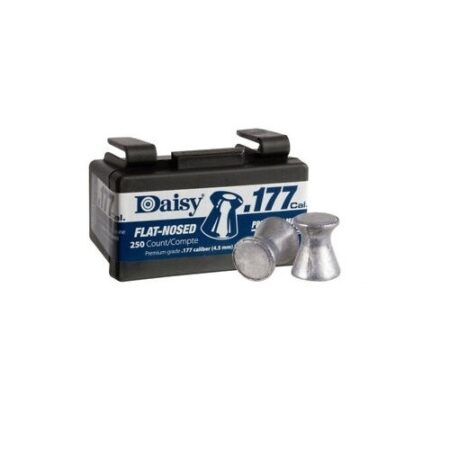 an image of the product Daisy Precision Max .177 Caliber/4.5mm Flat Nose Pellets- Box of 250 - 990257