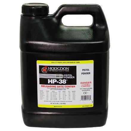 Hodgdon HP38 Smokeless Powder- 8 Lbs. (HAZMAT Fee Required)- HHP388