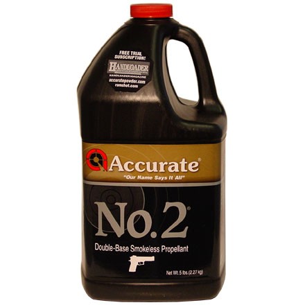 Accurate No. 2 Smokeless Powder- 5 Lbs. (HAZMAT Fee Required)- ACC25