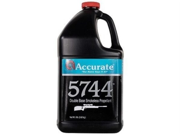 Accurate 5744 Smokeless Powder- 8 Lbs. (HAZMAT Fee Required)- ACC57448