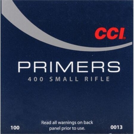 CCI Small Rifle Primers #400- Box of 100 (HAZMAT Fee Required)- 13-100