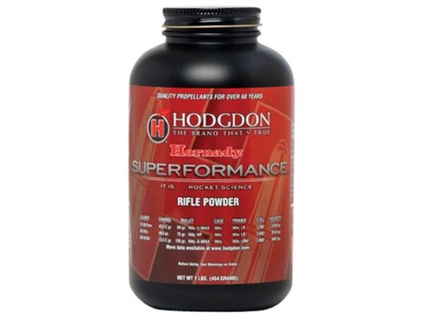 Hodgdon Hornady SUPERFORMANCE Smokeless Powder- 1 Lb. (HAZMAT Fee Required)- HSP1