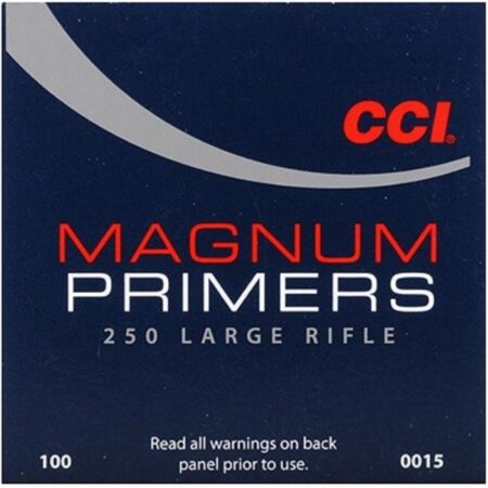CCI Large Rifle Magnum Primers #250- Box of 100 (HAZMAT Fee Required)- 15-100