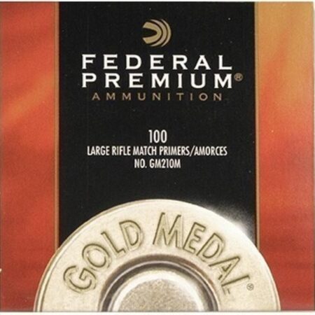 Federal Premium Gold Medal Large Rifle Match Primers #210M- Box of 1000 (HAZMAT Fee Required)- GM210M