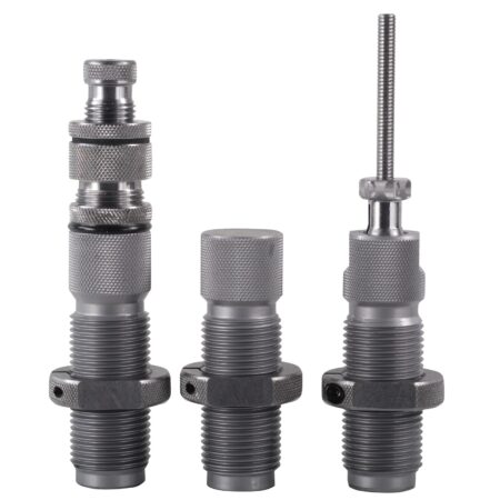 an image of the product Hornady Custom Grade New Dimension Nitride .40 S&W / 10mm 3-Die Reloading Set with Taper Crimp- 546534
