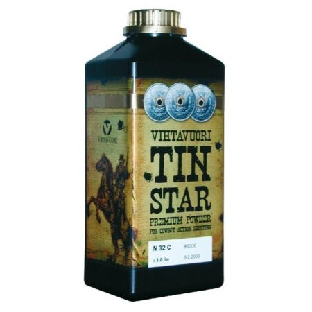 Vihtavuori N32C Tin Star Cowboy Action Smokeless Powder- 1 Lb. (HAZMAT Fee Required)- N32C1