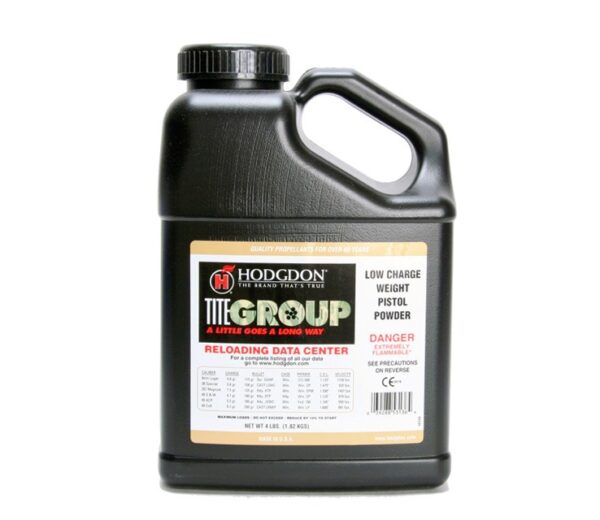 Hodgdon Titegroup Smokeless Powder- 4 Lbs. (HAZMAT Fee Required)- HTG4