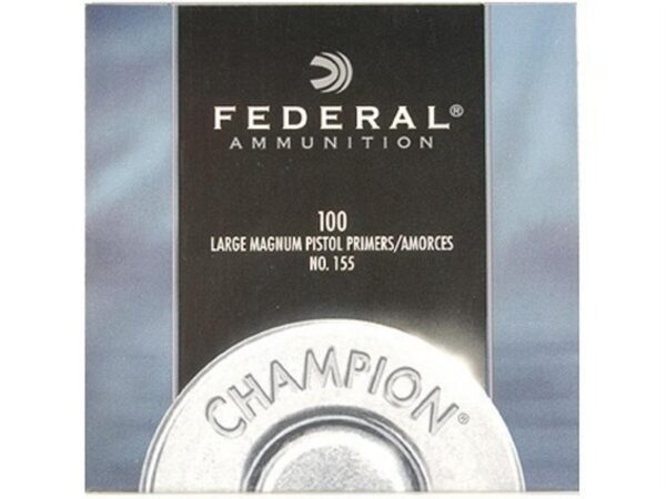 Federal Large Pistol Magnum Primers #155- Box of 1000 (HAZMAT Fee Required)- NO.155