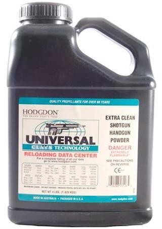Hodgdon Universal Clays Smokeless Powder- 4 Lbs. (HAZMAT Fee Required)- UNI4