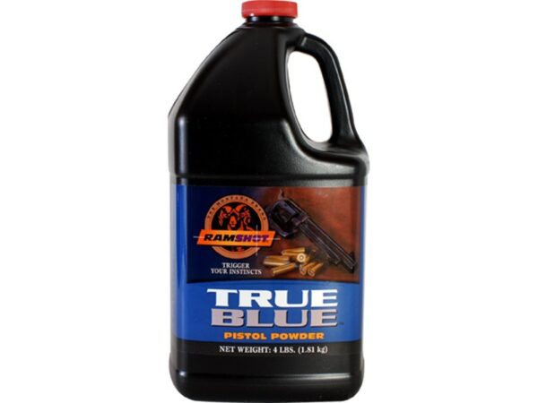 Ramshot True Blue Smokeless Powder- 4 Lbs. (HAZMAT Fee Required)- TRUEBLUE4