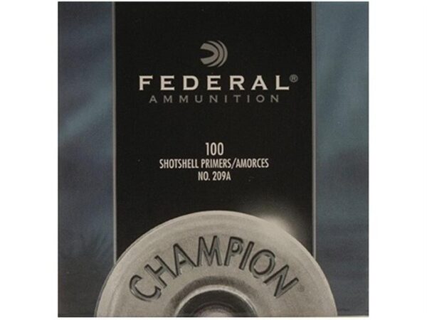 Federal Primers #209A Shotshell- Box of 1000 (HAZMAT Fee Required)- 209A