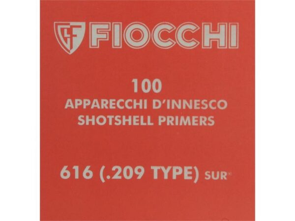 Fiocchi Primers #209 Shotshell- Box of 1000 (HAZMAT Fee Required)- 616-Fiocchi