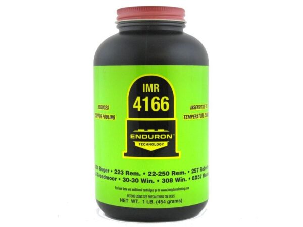 IMR 4166 Smokeless Powder- 1 Lb. (HAZMAT Fee Required)- IMR4166-1