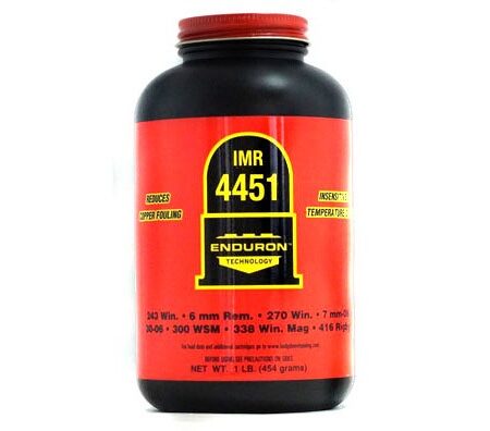 IMR 4451 Smokeless Powder- 1 Lb. (HAZMAT Fee Required)- IMR44511