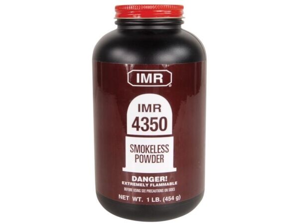 IMR 4350 Smokeless Powder- 1 Lb. (HAZMAT Fee Required)- IMR4350-1