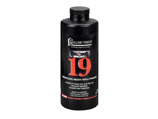 Alliant Reloder 19 Smokeless Powder- 1 Lb. (HAZMAT Fee Required)- ARL191