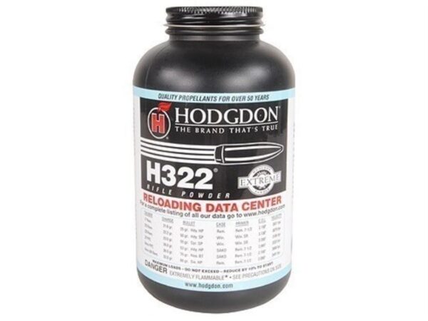 Hodgdon H322 Smokeless Powder- 1 Lb. (HAZMAT Fee Required)- H3221