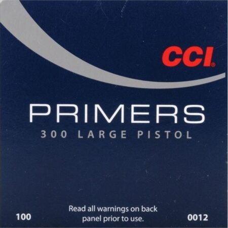 CCI Large Pistol Primers #300- Box of 1000 (HAZMAT Fee Required)- 12