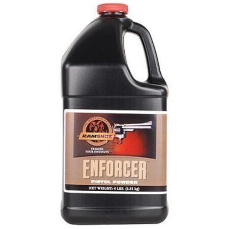 Ramshot Enforcer Smokeless Powder- 4 Lbs. (HAZMAT Fee Required)- ENFORCER-4