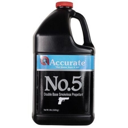 Accurate No. 5 Smokeless Powder- 8 Lbs. (HAZMAT Fee Required)- ACC58
