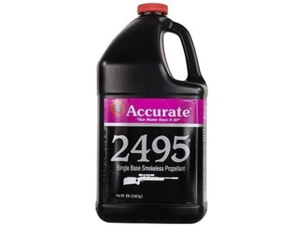 Accurate 2495 Smokeless Powder- 8 Lbs. (HAZMAT Fee Required)- A24958