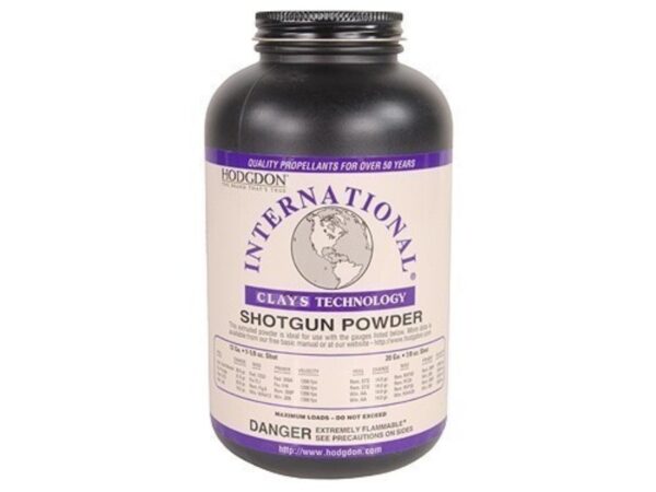 Hodgdon International Clays Smokeless Powder- 14 Oz. (HAZMAT Fee Required)- HINT14