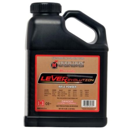 Hodgdon Hornady LEVERevolution Smokeless Powder- 8 Lbs. (HAZMAT Fee Required)- HLEV-8
