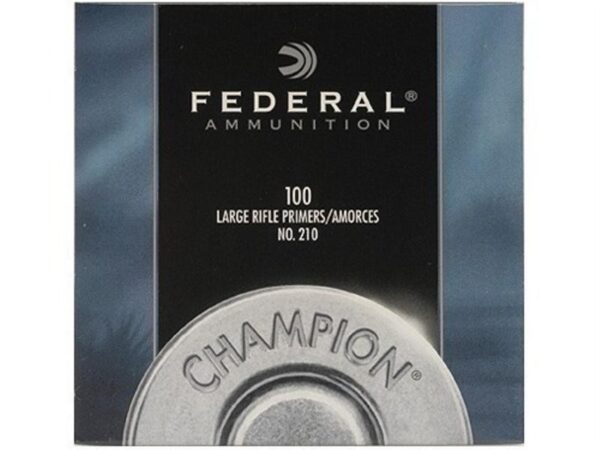 Federal Large Rifle Primers #210- Box of 1000 (HAZMAT Fee Required)- 210