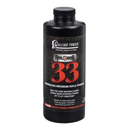 Alliant Reloder 33 Smokeless Powder- 1 Lb. (HAZMAT Fee Required)- ARE331