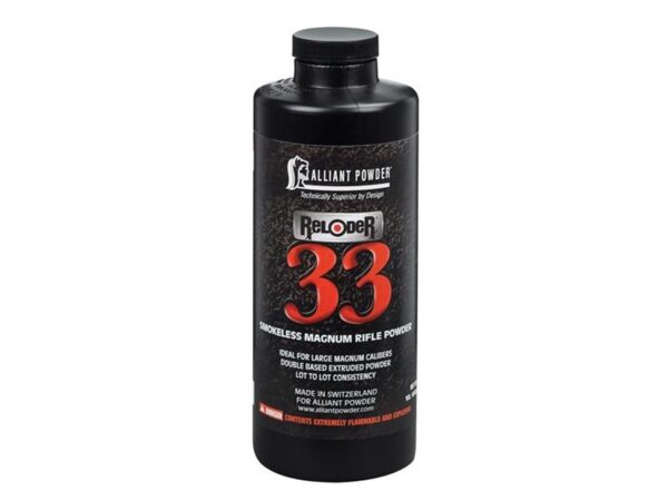 Alliant Reloder 33 Smokeless Powder- 1 Lb. (HAZMAT Fee Required)- ARE331