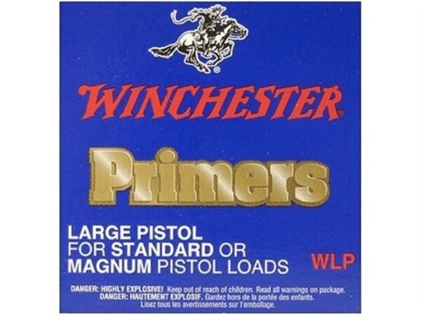 Winchester Large Pistol Primers #7- Box of 1000 (HAZMAT Fee Required)- WLP