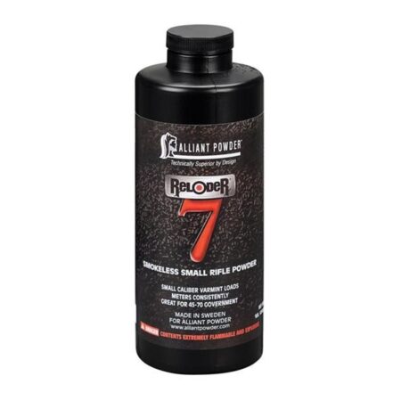 Alliant Reloder 7 Smokeless Powder- 1 Lb. (HAZMAT Fee Required)- ARE71