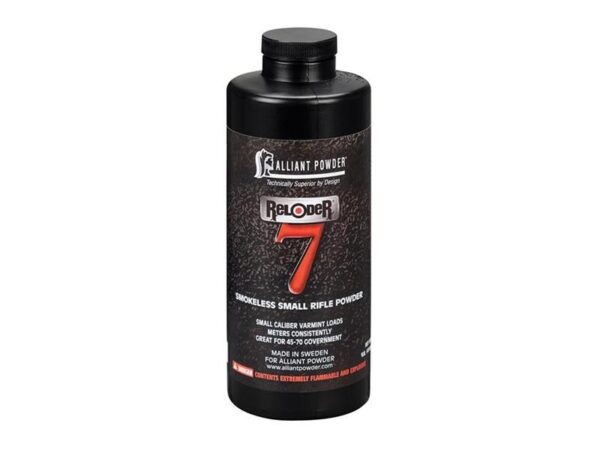 Alliant Reloder 7 Smokeless Powder- 1 Lb. (HAZMAT Fee Required)- ARE71