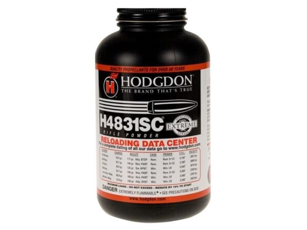 Hodgdon H4831SC Smokeless Powder- 1 Lb. (HAZMAT Fee Required)- H4831SC1